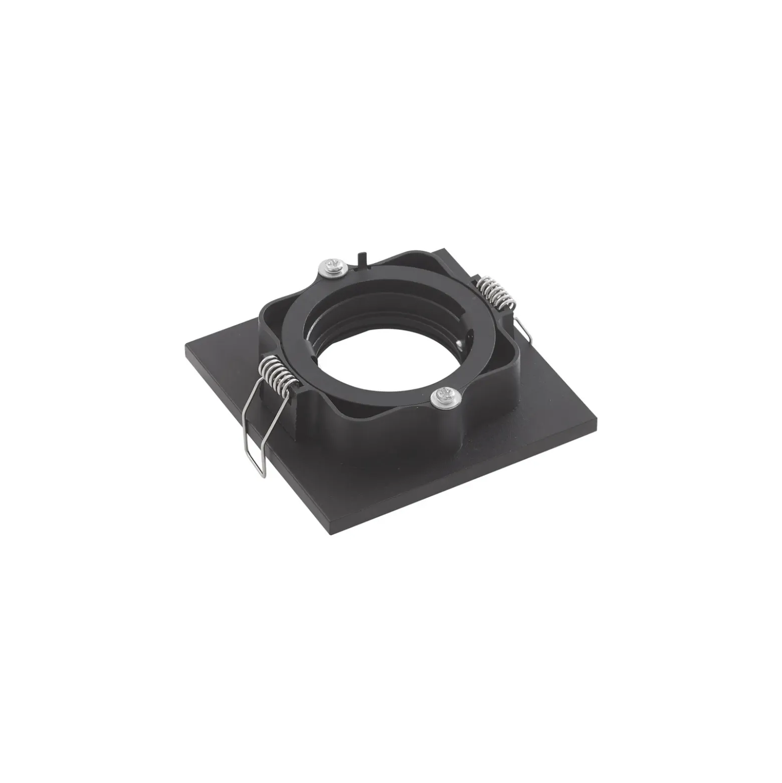 Downlight Thorid de Lindby, negro, 10 x 10 cm, juego de 10, GU10