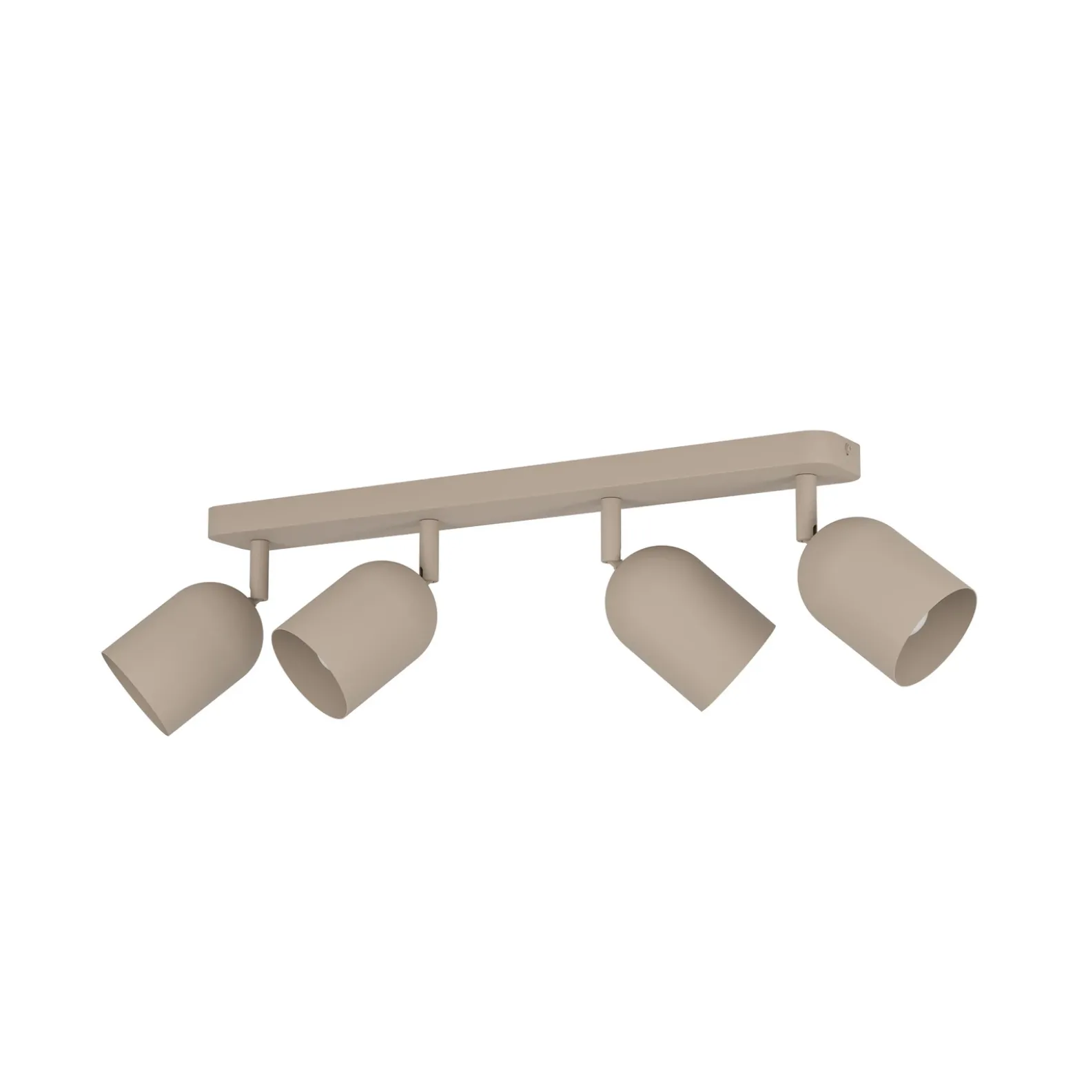 Downlight Tilston, beige, longitud 58 cm, 4 luces, acero