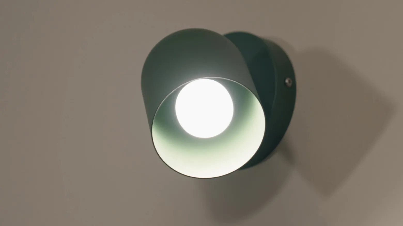 Downlight Tilston, verde oscuro, longitud 28 cm, 2 luces, acero