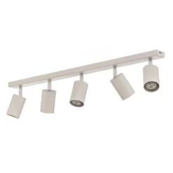 Downlight Zoom, 5 luces, blanco