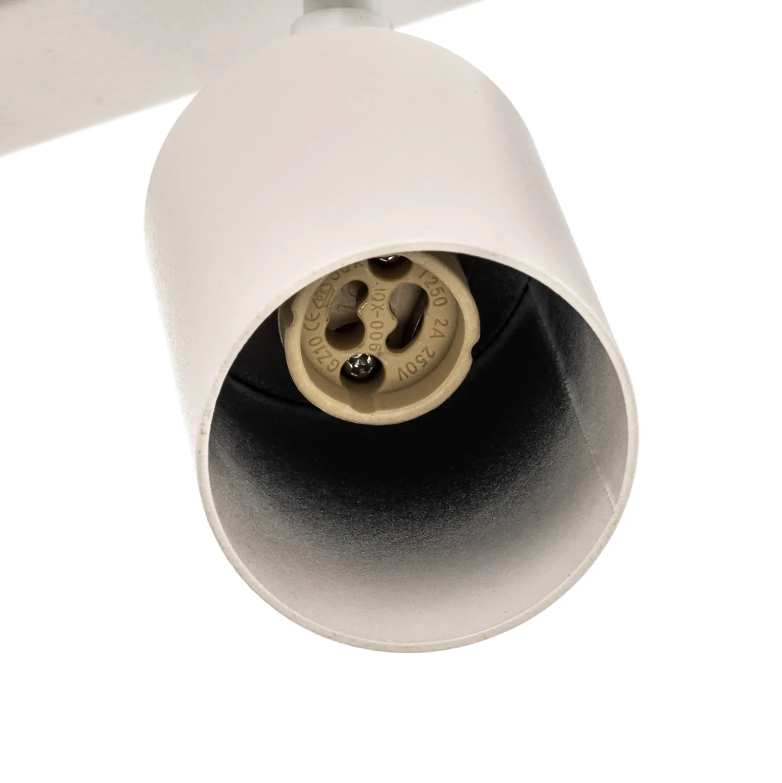 Downlight Zoom, 5 luces, blanco