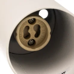 Downlight Zoom, 3 luces, blanco, metal, GU10