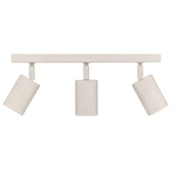 Downlight Zoom, 3 luces, blanco, metal, GU10