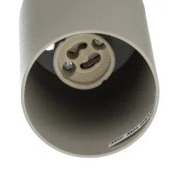 Downlight Zoom, 5 luces, gris-beige, acero, GU10