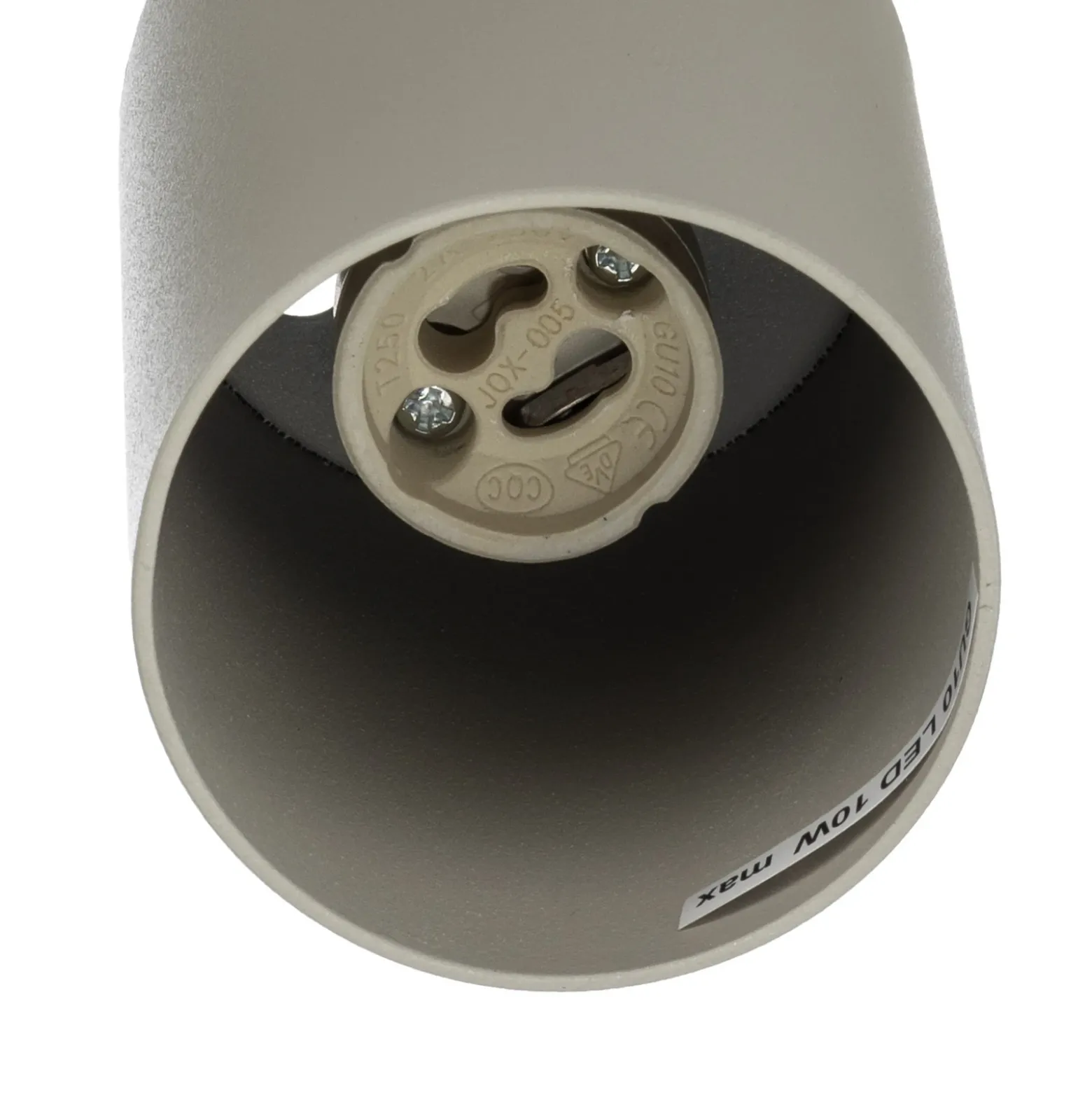 Downlight Zoom, 5 luces, gris-beige, acero, GU10