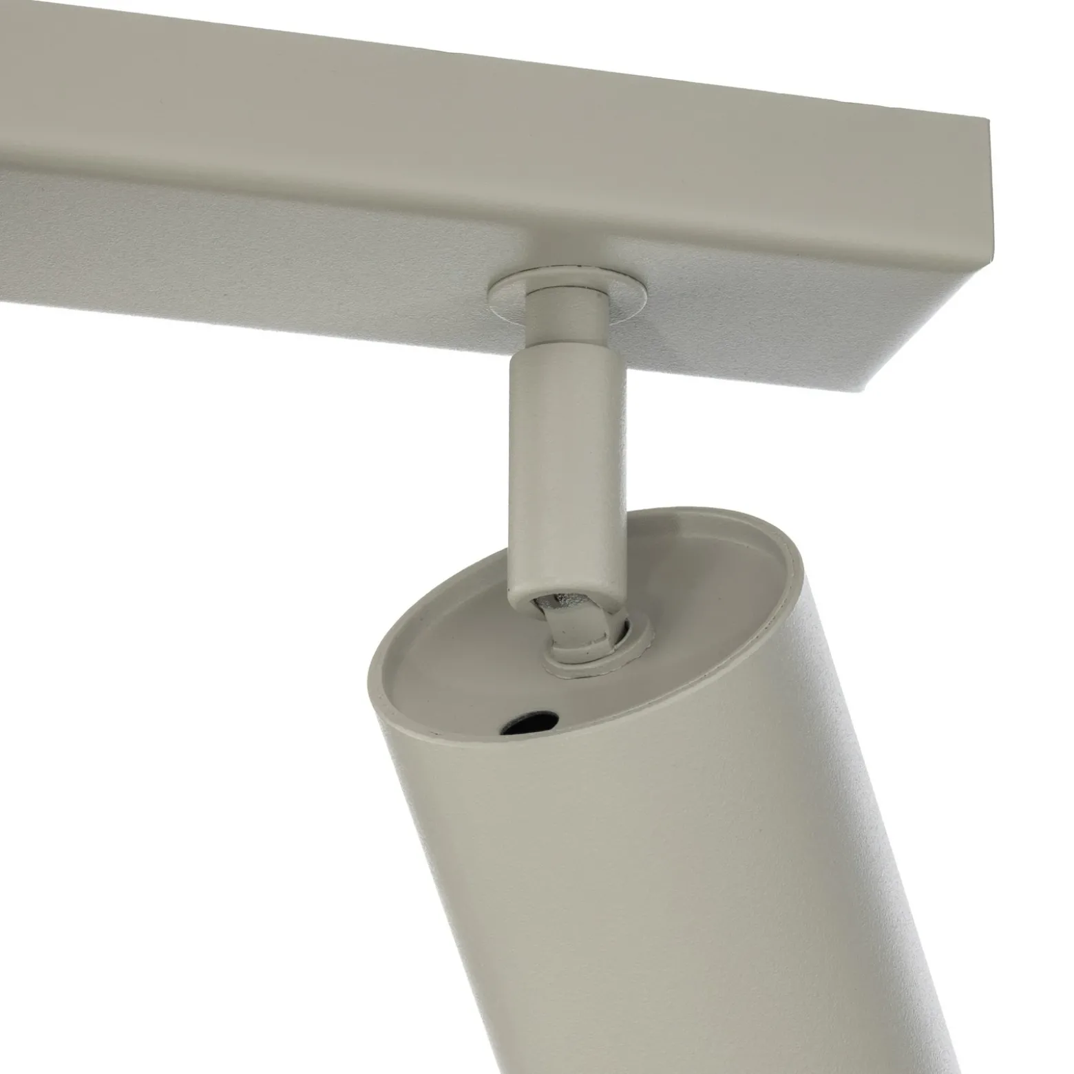 Downlight Zoom, 3 luces, gris-beige, acero, GU10