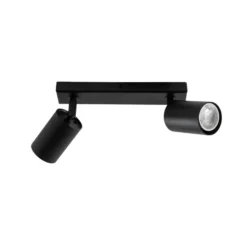 Downlight Zoom, 2 luces, negro