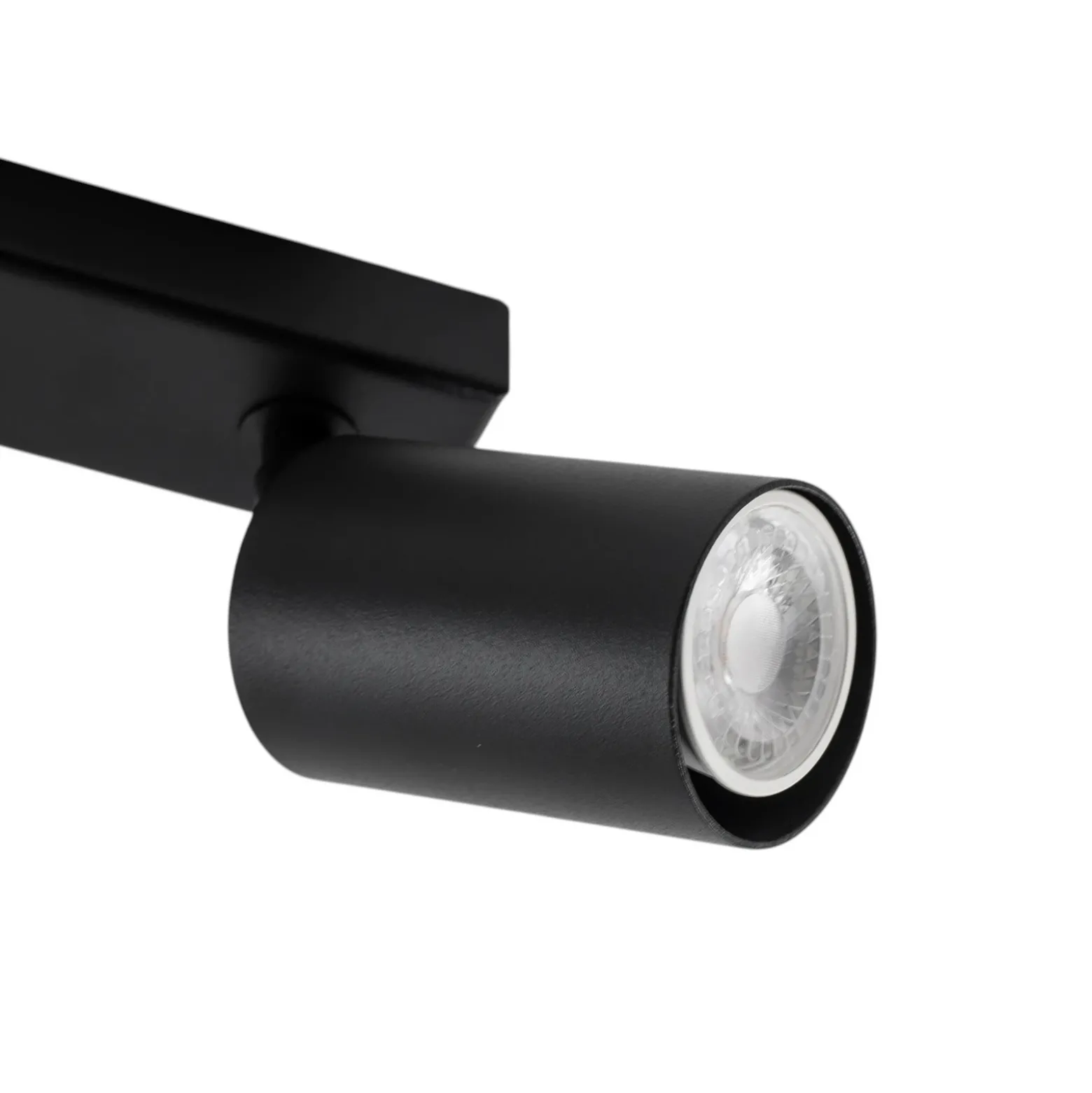 Downlight Zoom, 2 luces, negro