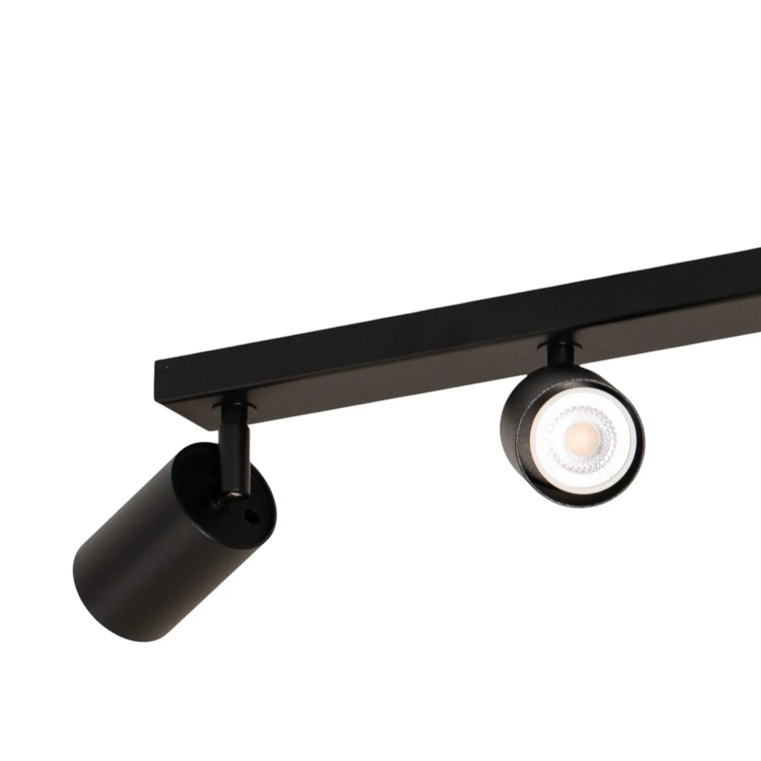 Downlight Zoom, 4 luces, negro