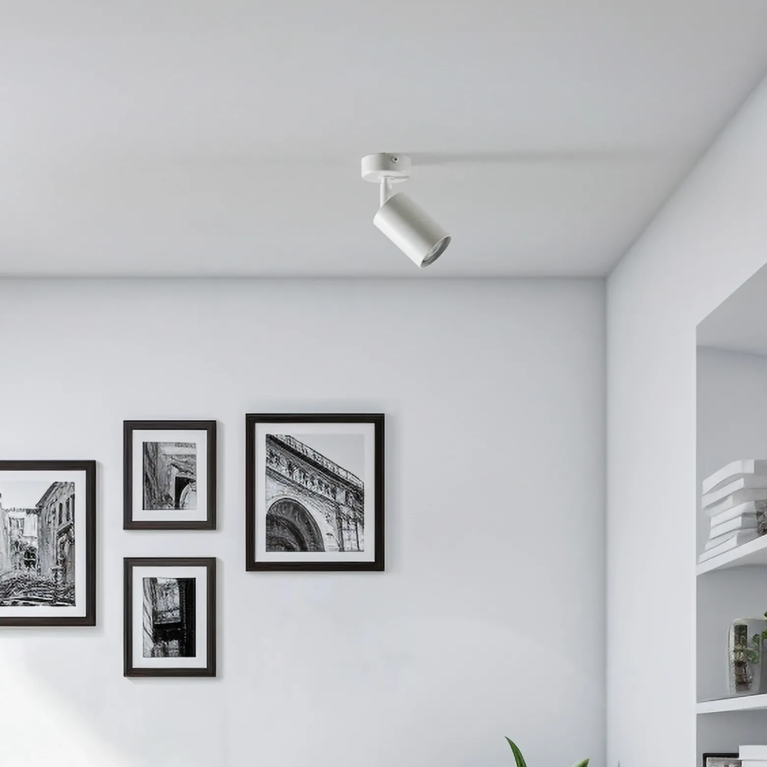 Downlight Zoom, 1 luz, blanco