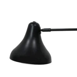 Dyberg Larsen aplique de pared Tokio, negro, anchura 20 cm, metal