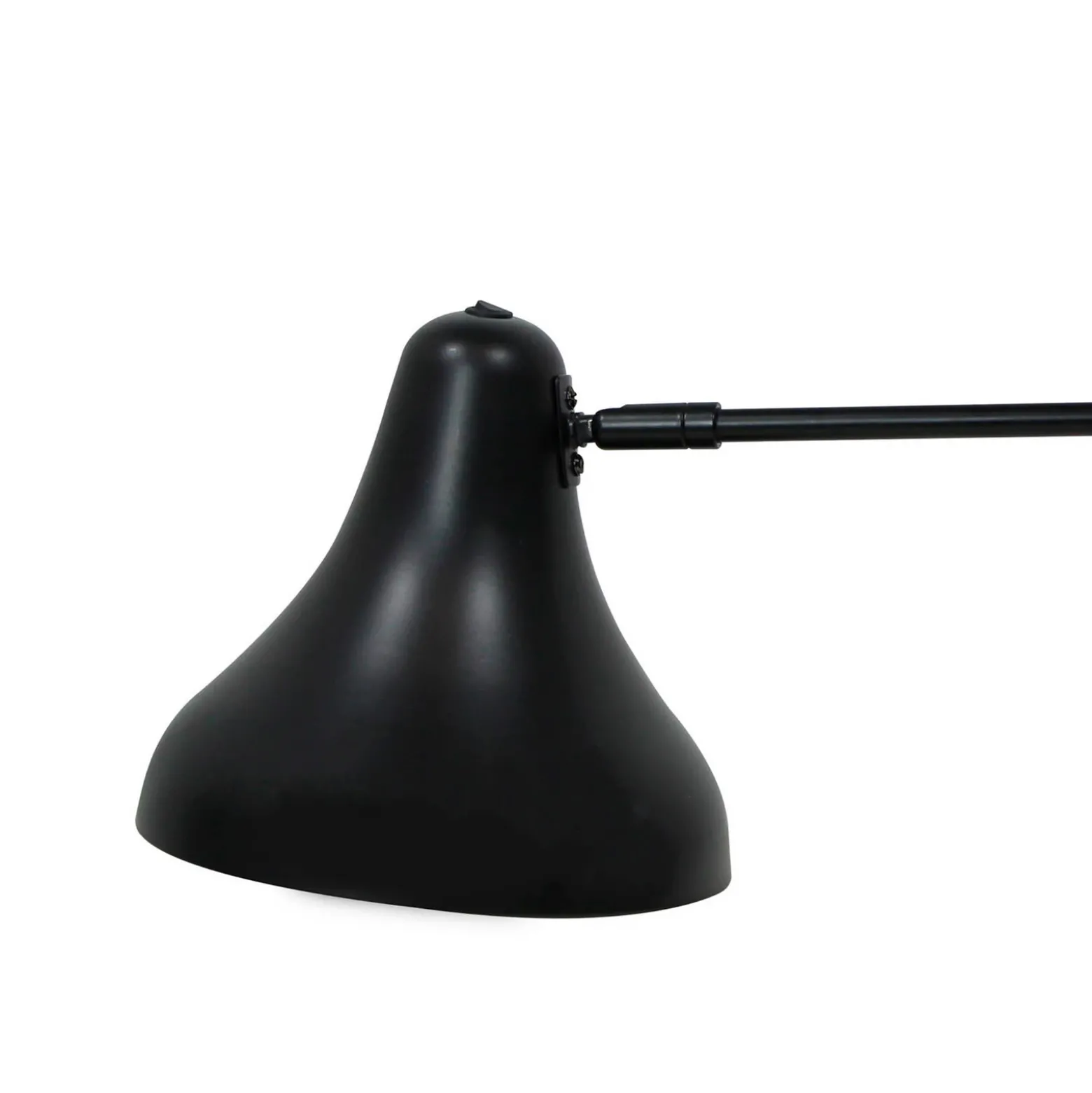 Dyberg Larsen aplique de pared Tokio, negro, anchura 20 cm, metal