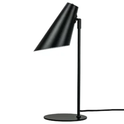 Dyberg Larsen Cale lámpara de mesa de metal negro