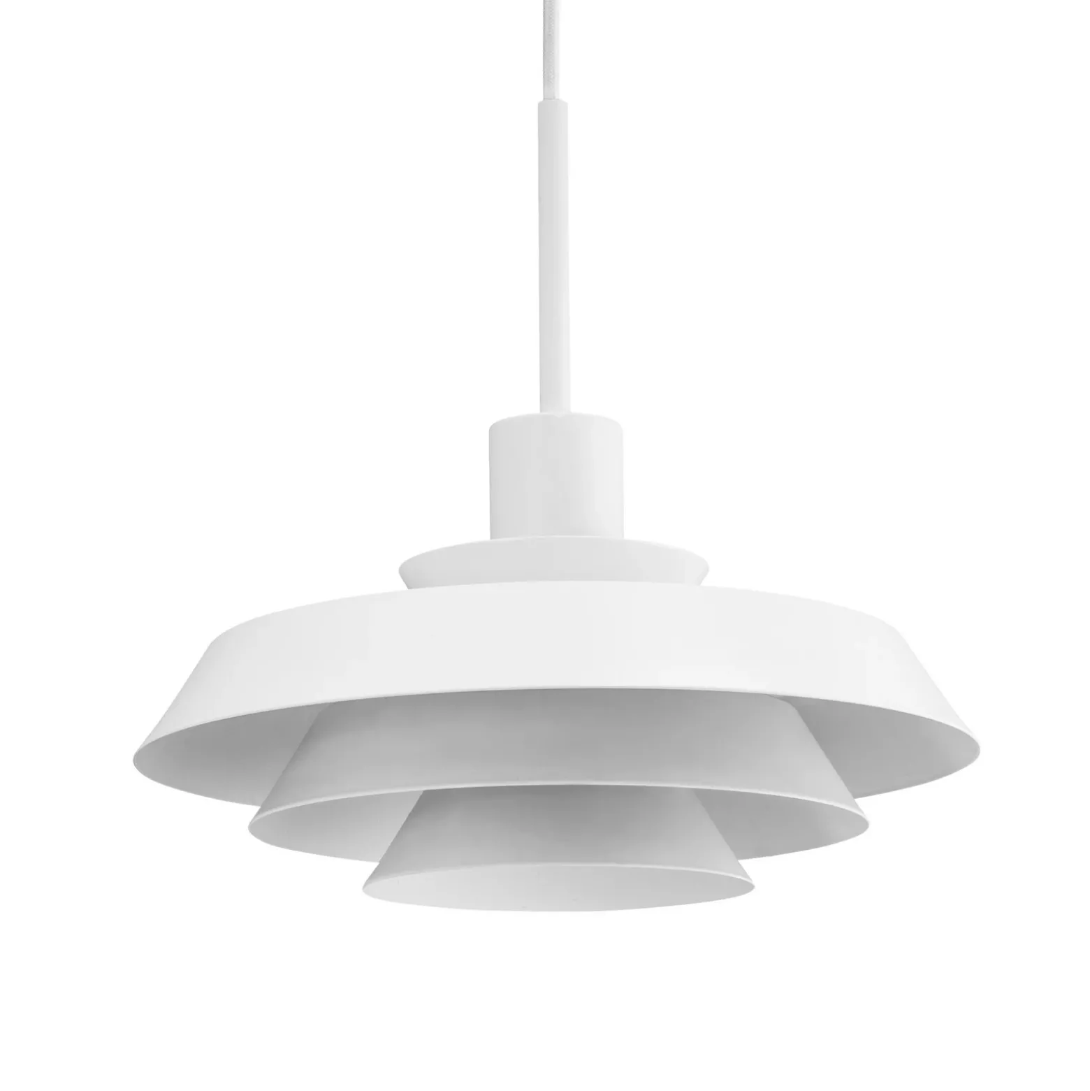 Dyberg Larsen DL30 lámpara colgante Ø 30 cm blanco