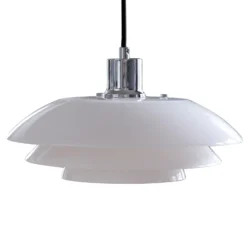 Dyberg Larsen DL31 lámpara colgante vidrio cromo
