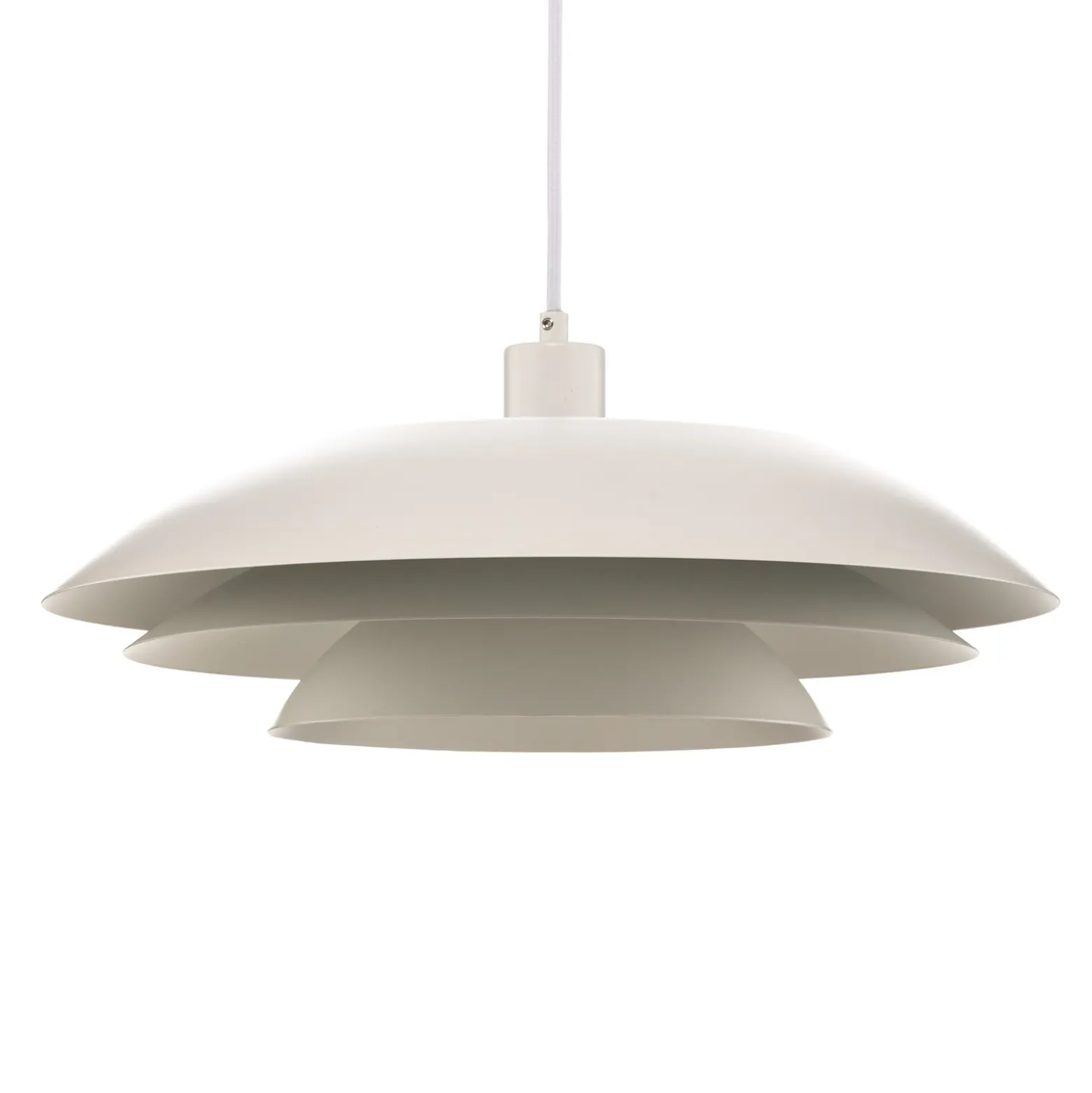 Dyberg Larsen DL45 lámpara colgante metal blanco