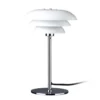 Dyberg Larsen DL20 lámpara de mesa vidrio, cromo