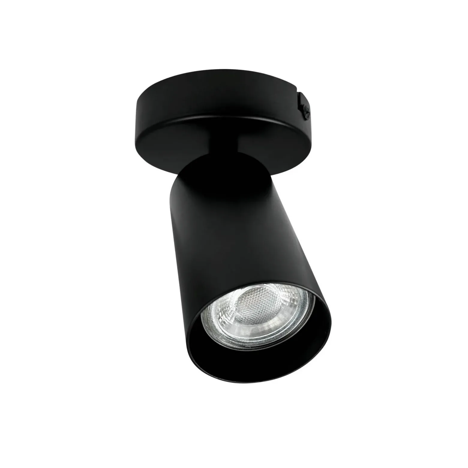 Dyberg Larsen downlight de techo Modern, negro, longitud 14 cm