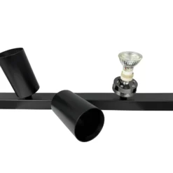 Dyberg Larsen downlight de techo Modern, negro, longitud 95 cm