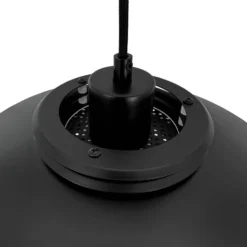 Dyberg Larsen lámpara colgante Ejka mini, negra, Ø 30 cm, metal