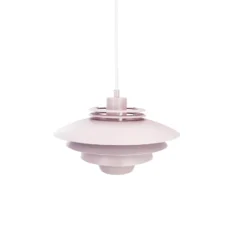 Dyberg Larsen lámpara colgante Ejka mini, rosa, Ø 30 cm, metal