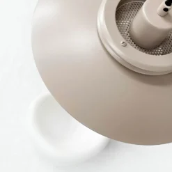 Dyberg Larsen lámpara colgante Ejka mini, beige, Ø 30 cm, metal