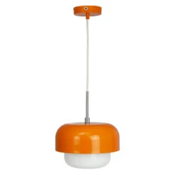 Dyberg Larsen Lámpara colgante Haipot, naranja
