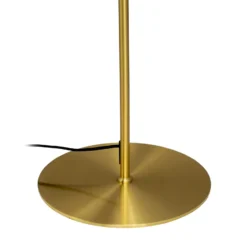 Dyberg Larsen lámpara de pie DL31, color latón, altura 133 cm