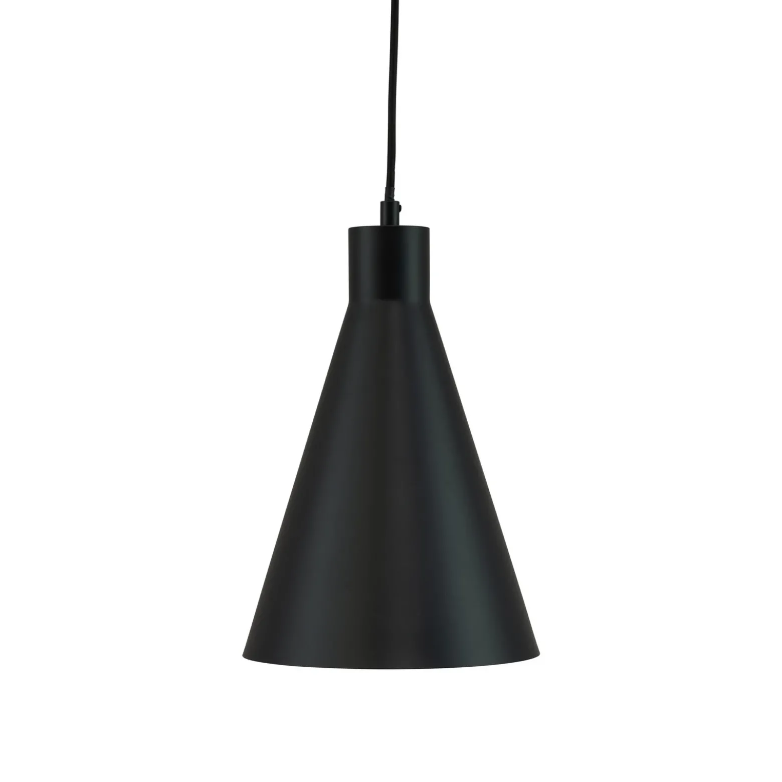 Dyberg Larsen Miles lámpara colgante, negro, Ø 20 cm, metal