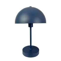 Dyberg Larsen Stockholm lámpara de mesa recargable, azul