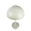 Dyberg Larsen Stockholm lámpara de mesa recargable, blanco perla