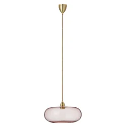 EBB & FLOW Horizon lámpara colgante rosa-oro Ø36cm