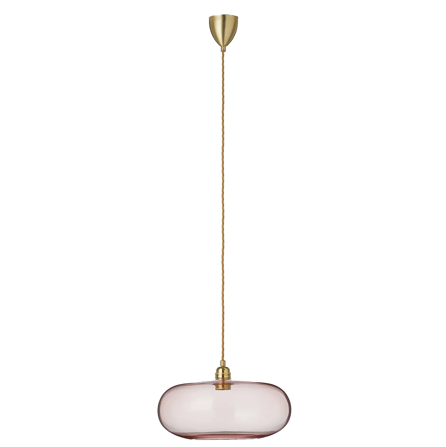 EBB & FLOW Horizon lámpara colgante rosa-oro Ø36cm