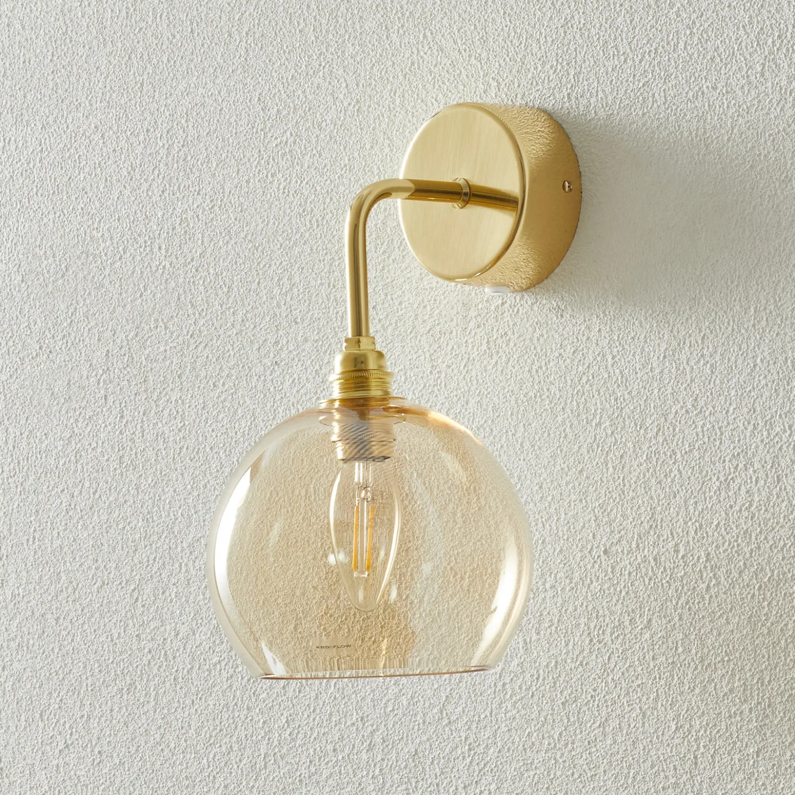 EBB & FLOW Rowan aplique oro pantalla oro-humo