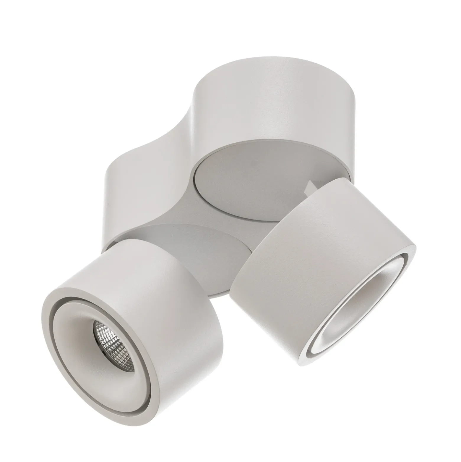 Egger Clippo S Duo foco de techo LED blanco 3.000K