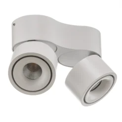 Egger Clippo S Duo foco de techo LED blanco 3.000K