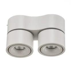 Egger Clippo S Duo foco de techo LED blanco 3.000K
