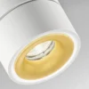 Egger DLS Downlight LED Clippo S Duo, 2 luces, blanco-dorado