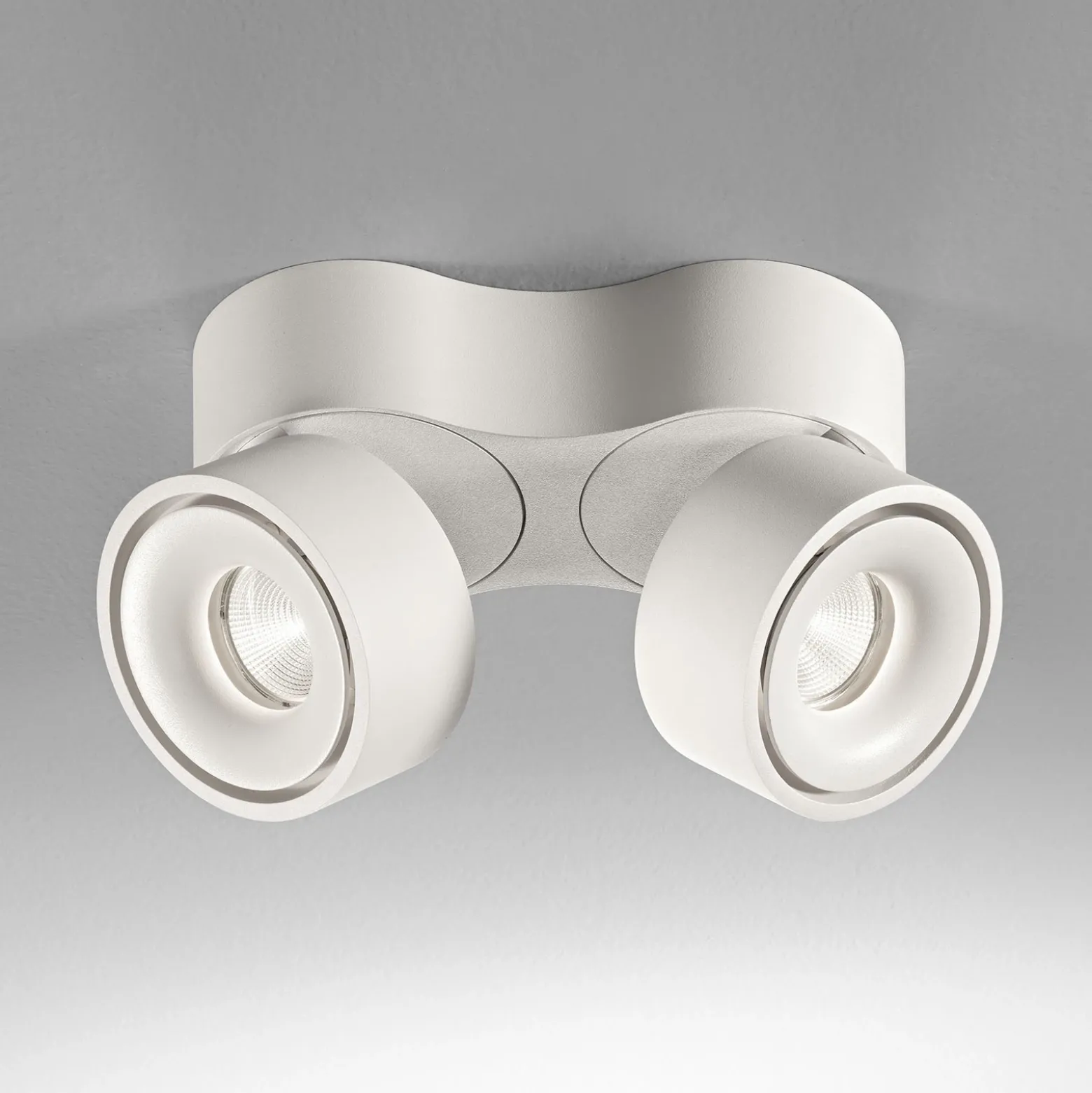 Egger DLS Downlight LED Clippo Duo, 2 luces, blanco, 2.700 K