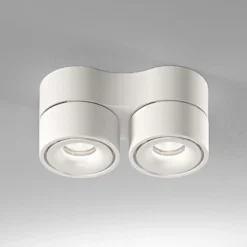 Egger DLS Downlight LED Clippo Duo, 2 luces, blanco, 2.700 K
