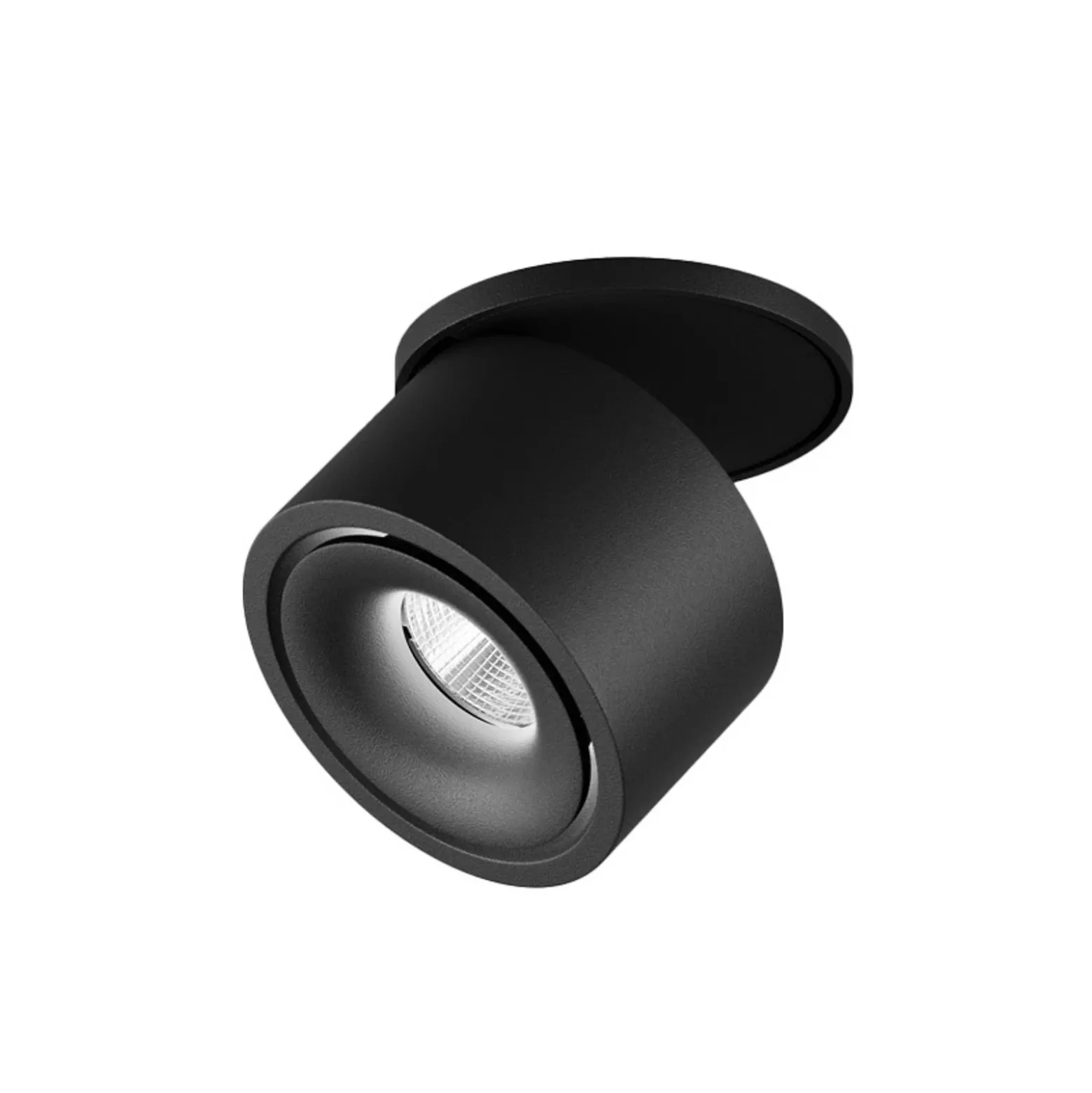 Egger DLS foco empotrable DL Clippo S EP, negro, DTW Ø 7,5cm