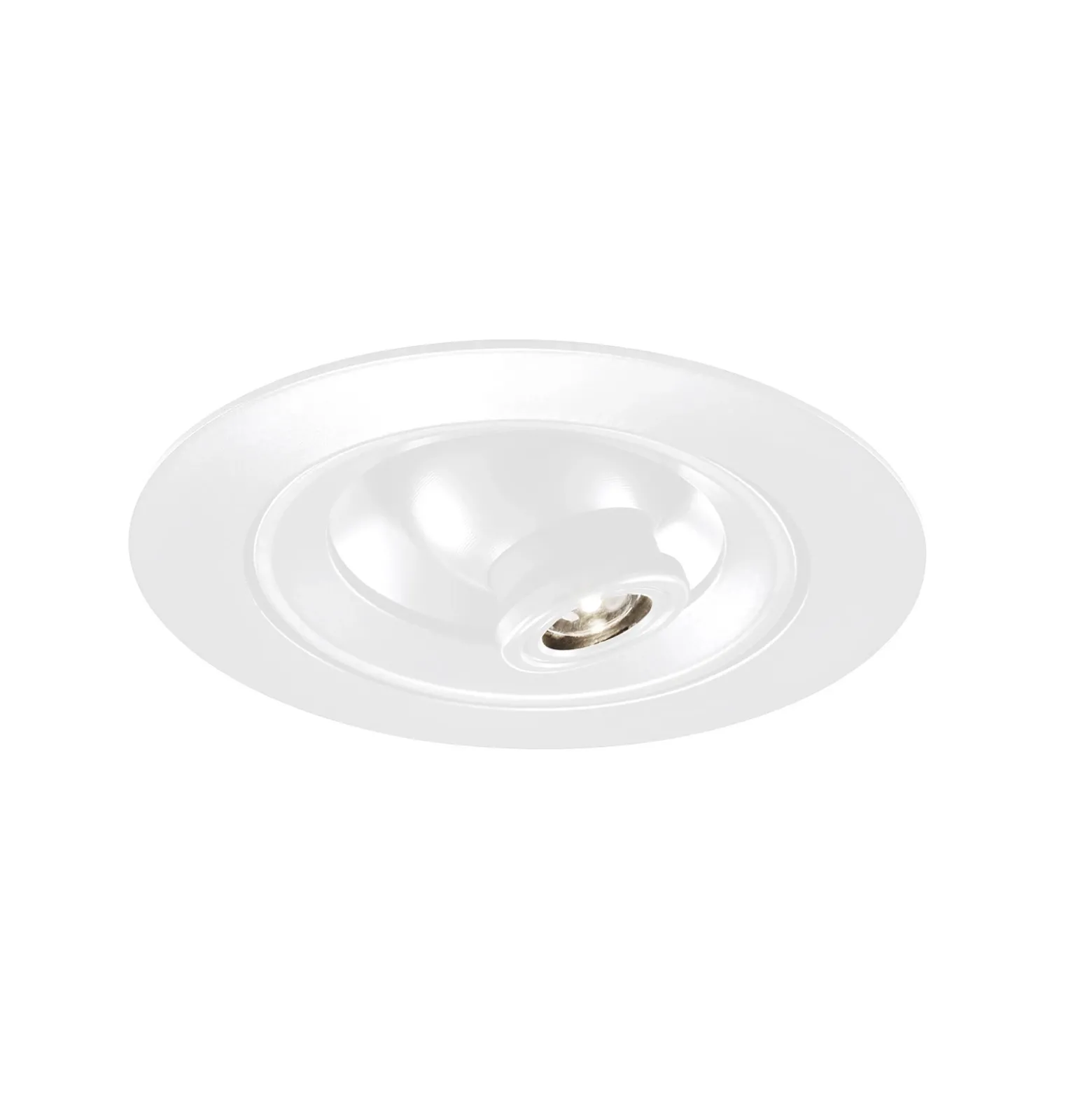 Egger DLS Foco empotrable LED Riga Zooom, redondo, blanco 2.700K