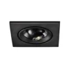 Egger DLS foco empotrable Riga Zooom, angular, negro, 2700K