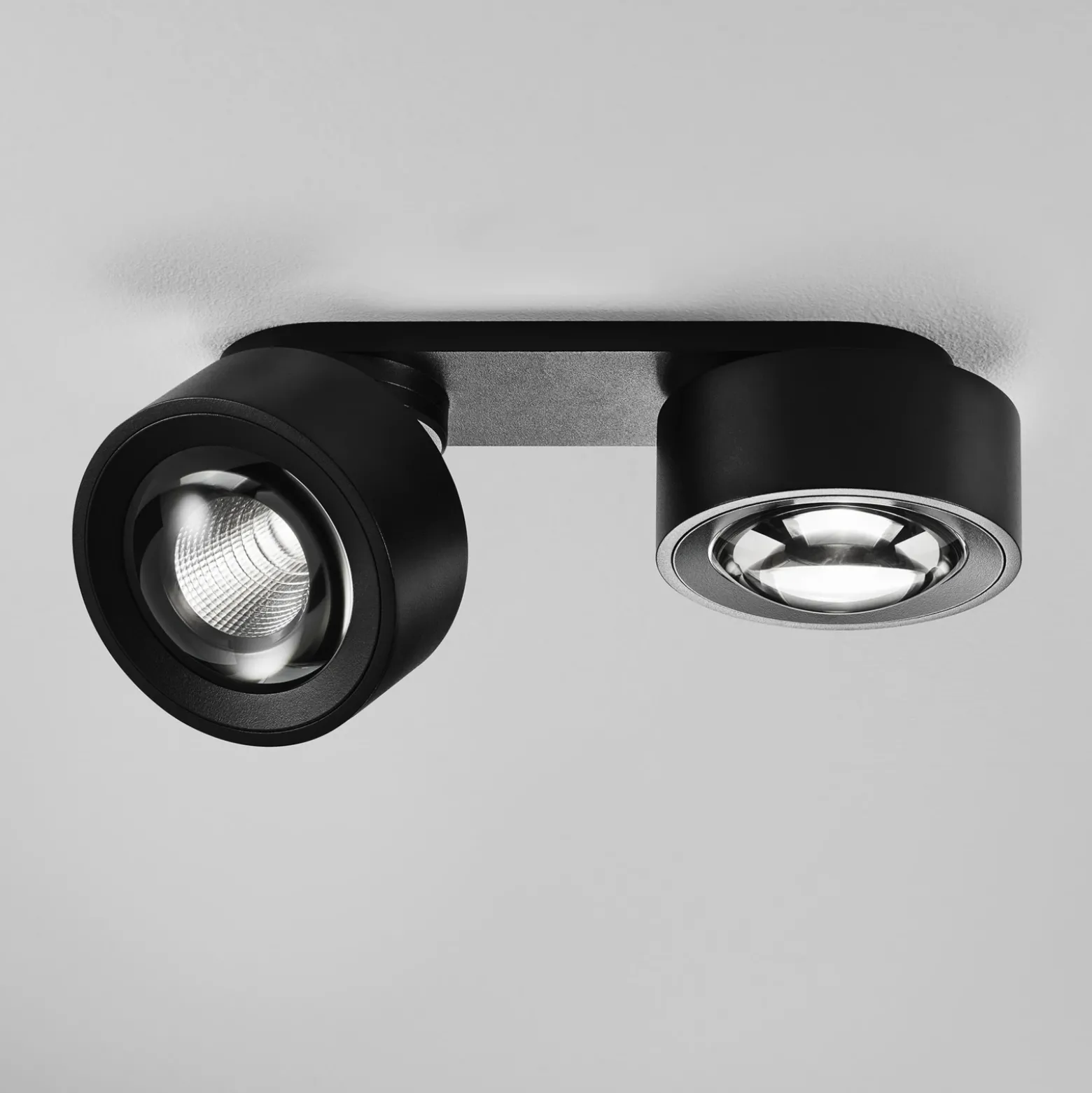 Egger DLS Foco LED Clippo Optic Duo, negro/negro, DTW