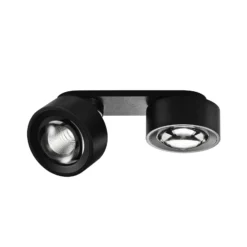 Egger DLS Foco LED Clippo Optic Duo, negro/negro, DTW