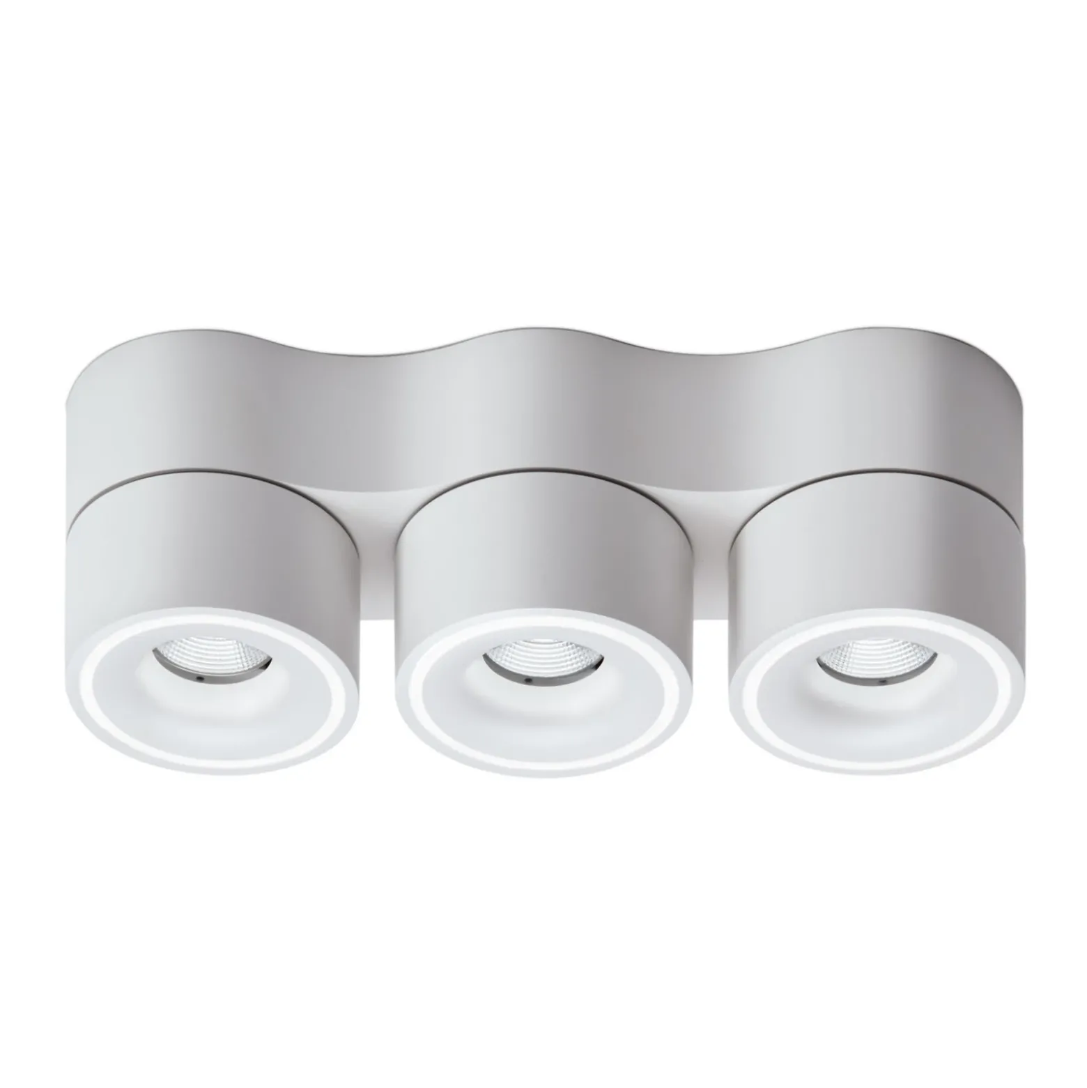 Egger DLS Foco LED Clippo Trio, 3 luces, blanco, atenuable