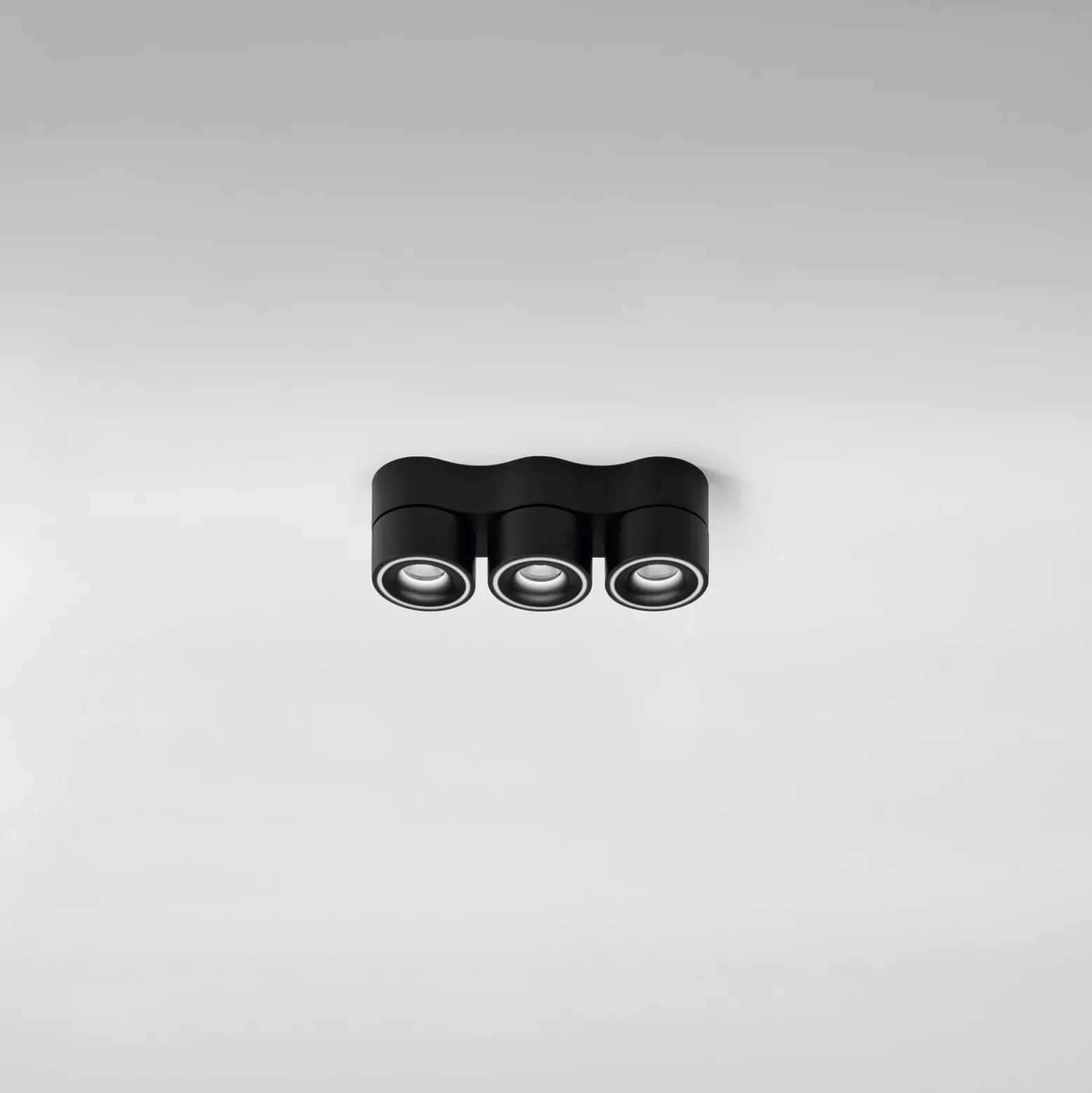 Egger DLS Foco LED, Clippo Trio, negro, atenuable