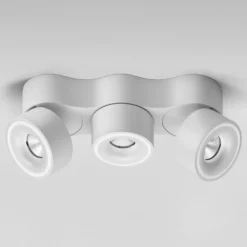 Egger DLS Foco LED Clippo Trio, blanco, atenuable por DALI