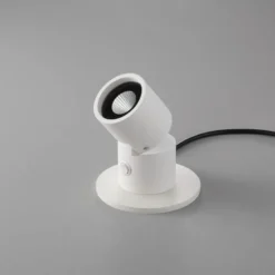 Egger DLS Lámpara de mesa LED Capri, foco, blanco