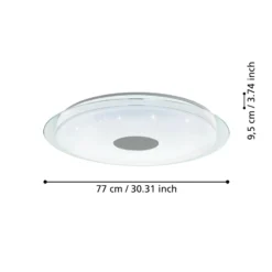 EGLO connect Lanciano-Z Plafón LED Ø 77cm